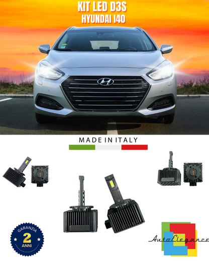 ⭐LAMPADE ANABBAGLIANTI D3S KIT LED 6000K ADATTO PER HYUNDAI I40⭐