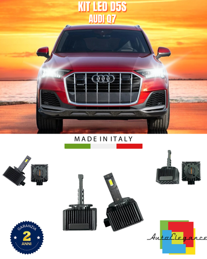⭐LAMPADE ANABBAGLIANTI D5S KIT LED 6000K ADATTO PER AUDI Q7⭐