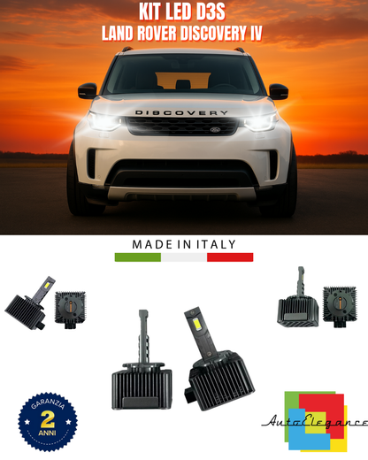 ⭐LAMPADE ANABBAGLIANTI D3S KIT LED 6000K ADATTO PER LAND ROVER DISCOVERY IV⭐
