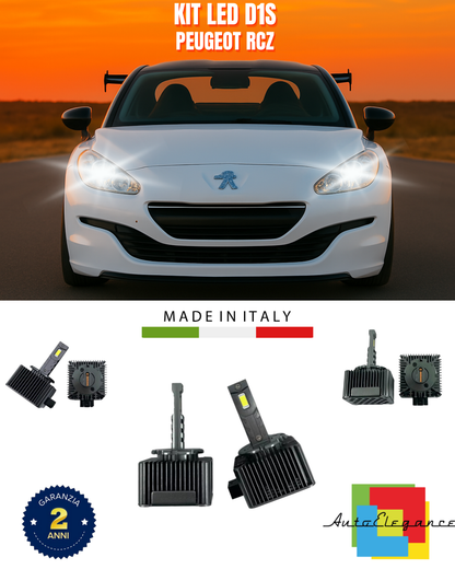 ⭐LAMPADE ANABBAGLIANTI D1S KIT LED 6000K ADATTO PER PEUGEOT RCZ⭐