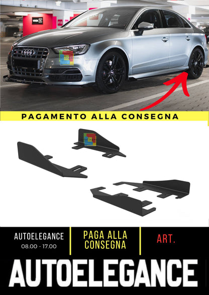 😎Alette laterali Adatto Per Audi S3 / A3 S-Line Berlina 8V😎