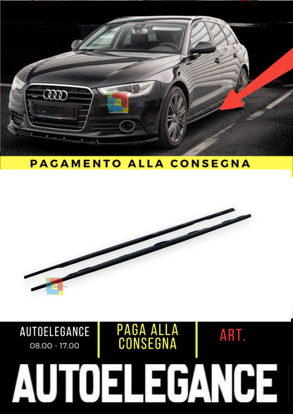 😎 Minigonne Laterali V.2 Adatto Per Audi A6 C7😎