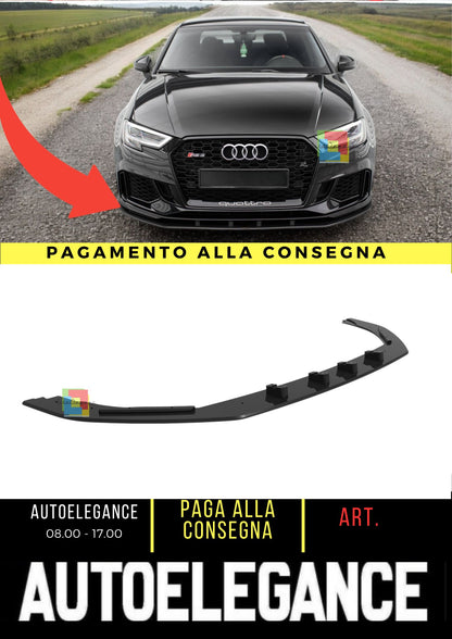 💥Street Pro Front Splitter Suitable For Audi RS3 Sedan 8V Facelift💥