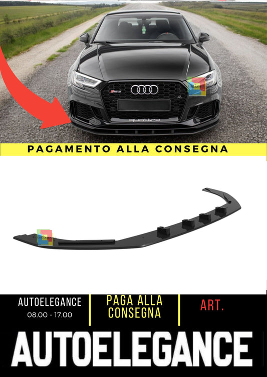 💥Street Pro Front Splitter Suitable For Audi RS3 Sedan 8V Facelift💥