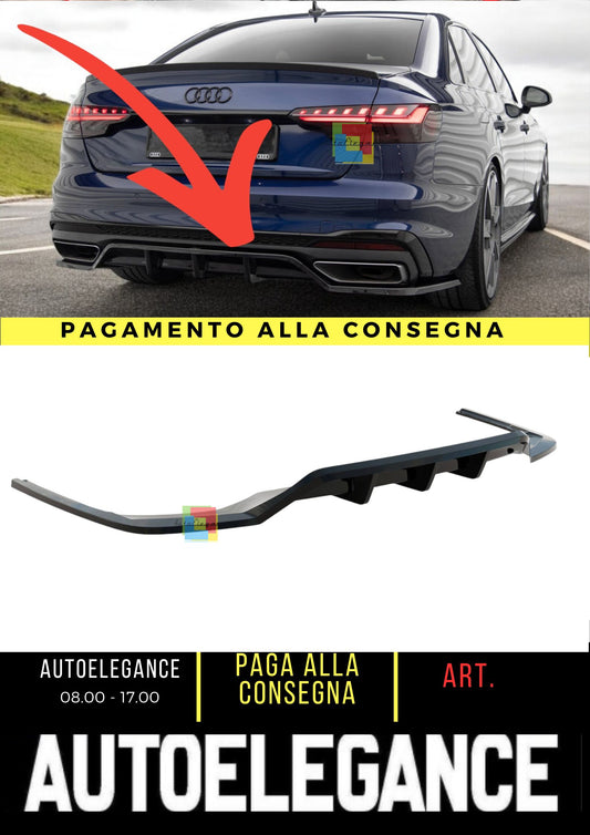 😍Splitter posteriore V.2 Adatto Per Audi A4 S-Line B9 Facelift😍