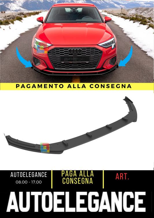 ❤️Street Pro front splitter + fins suitable for Audi A3 8Y❤️