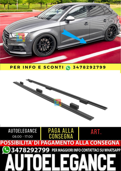 ⭐️Street Pro Side Skirts Suitable For Audi S3/A3 S-Line Sportback 8V⭐️
