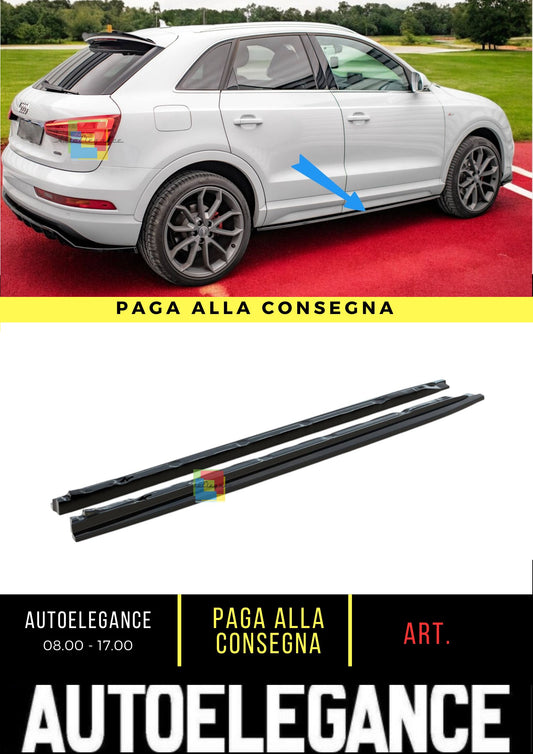😎Diffusori minigonne laterali Audi Q3 Sport 8U Facelift😎