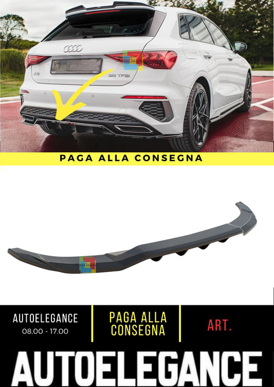 🤩Splitter Posteriore Adatto Per Audi A3 S-Line Sportback 8Y🤩