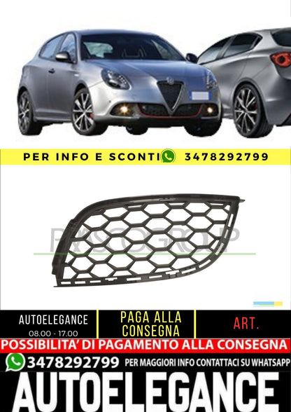 AA3462104 GRIGLIA SINISTRA ANTERIORE INTERNA PER ALFA ROMEO GIULIETTA 16+✨