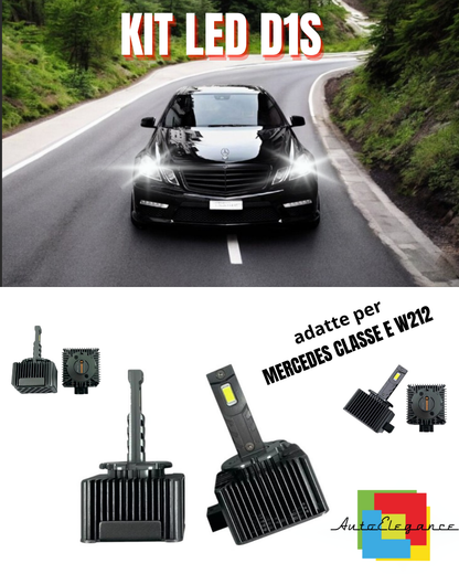 ⭐LAMPADE D1S LED 6000K DA XENON A LED MATRIX ADATTO PER MERCEDES CLASSE E W212 ⭐