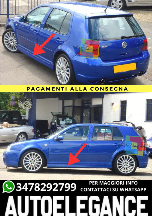 🔥MINIGONNE  ADATTO PER VW GOLF 4 R32 STYLE ( 5 porte )🔥
