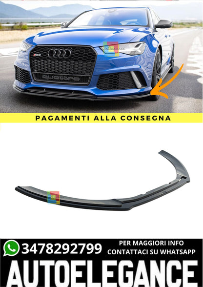 🔥Splitter Anteriore V.1 Adatto Per Audi RS6 Cs6 / Cs6 FL🔥