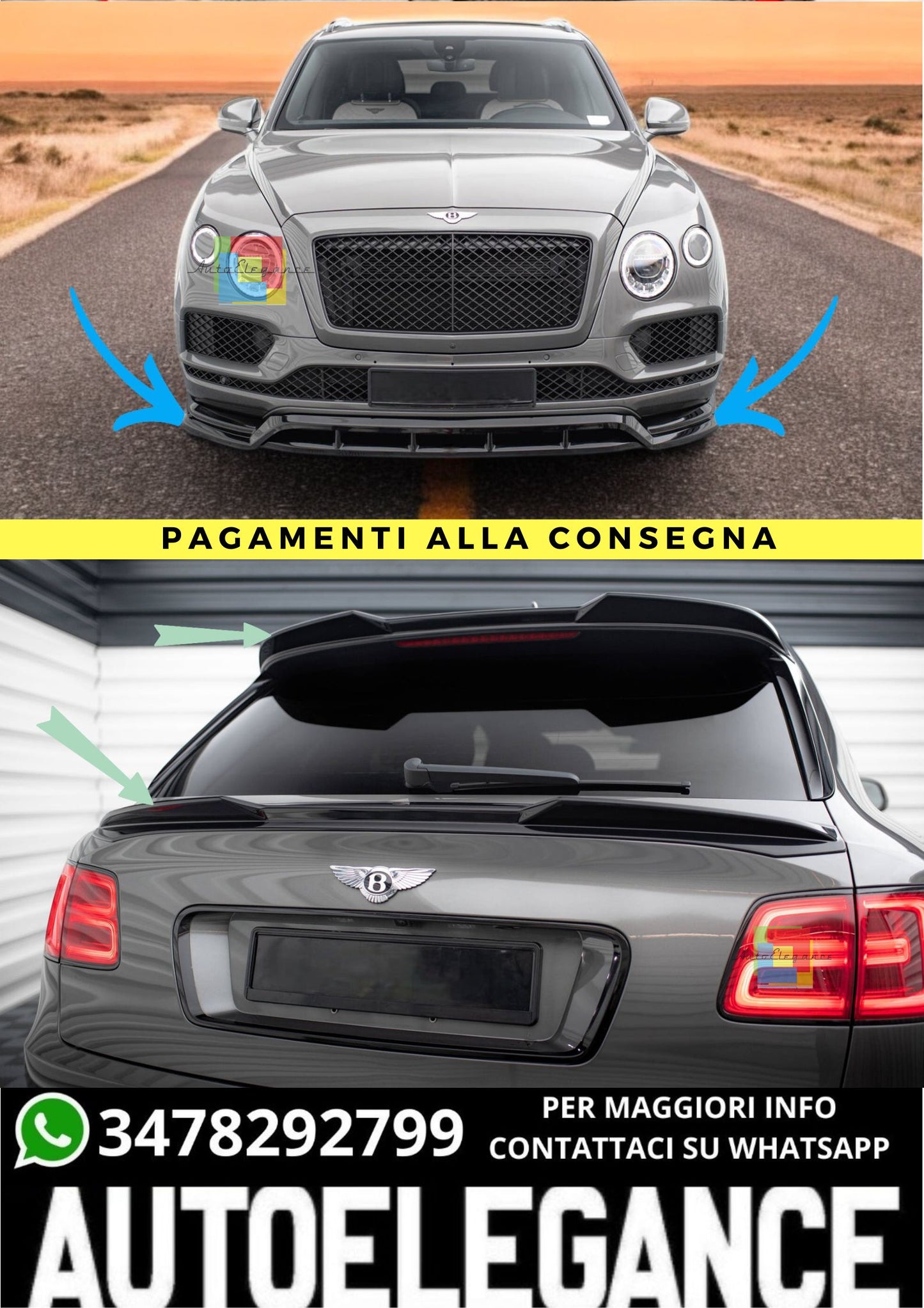 🔥Bodykit Adatto Per Bentley Bentayga Mk1🔥