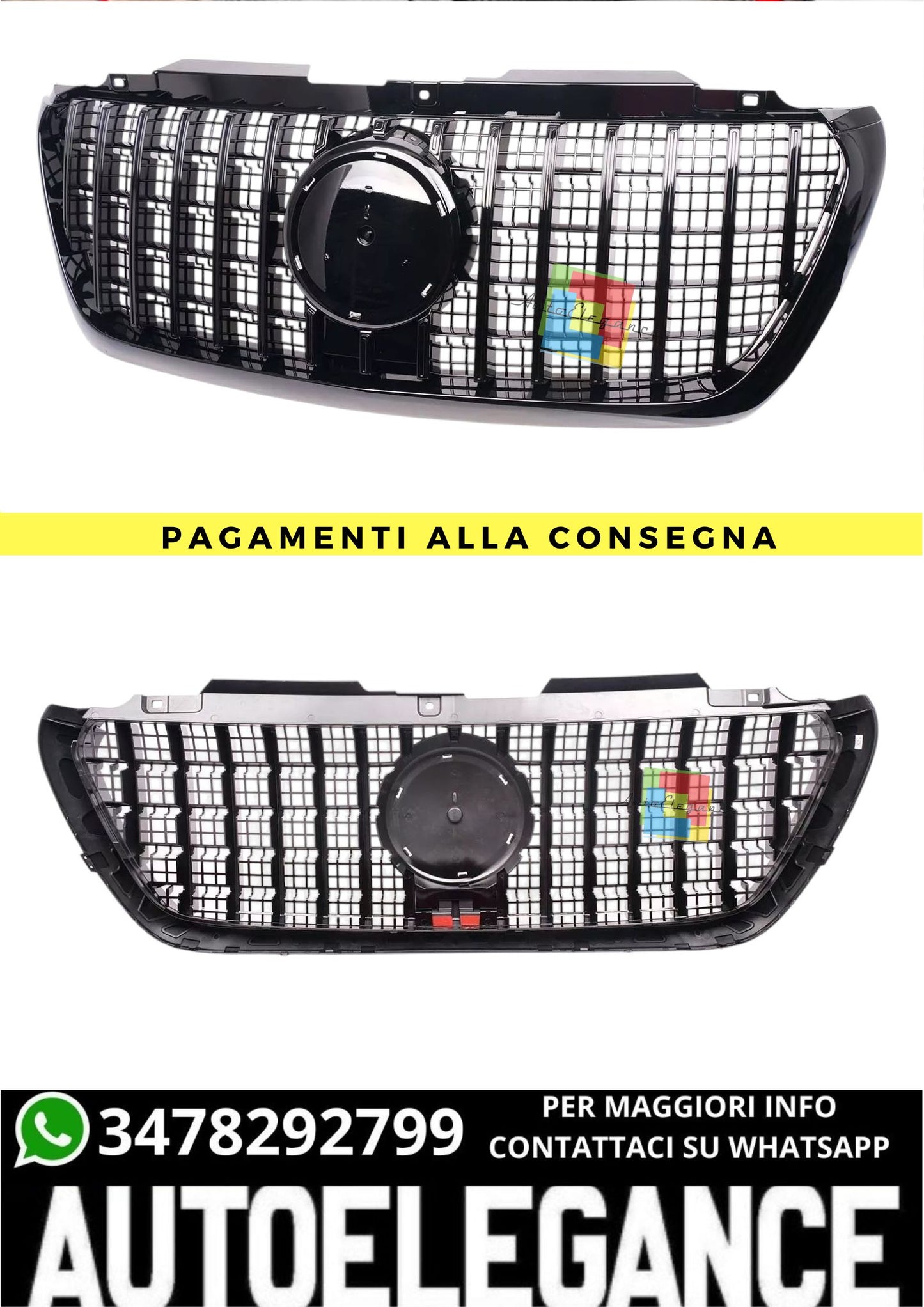 ❤️‍🔥GRIGLIA RADIATORE PANAMERICANA ADATTA PER MERCEDES SPRINTER 907❤️‍🔥
