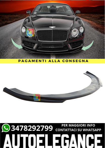 🔥Splitter Anteriore V.2 Adatto Per Bentley Continental GT V8 S Mk2🔥