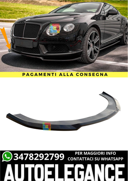 🔥Splitter Anteriore V.1 Adatto Per Bentley Continental GT V8 S Mk2🔥