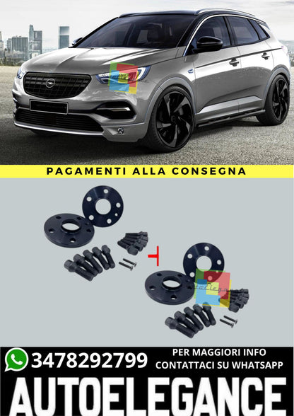⭐KIT 4 DISTANZIALI 16+20mm NERO ADATTO PER OPEL Grandland X (A18) dal 2017⭐