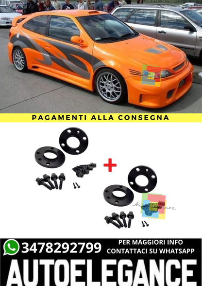 ⭐KIT 4 DISTANZIALI 16+20mm NERO ADATTO PER CITROEN Xsara dal 1997 al 2005⭐