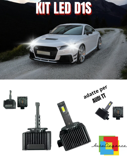 ⭐LAMPADE D1S LED 6000K DA XENON A LED MATRIX ADATTO PER AUDI TT ⭐