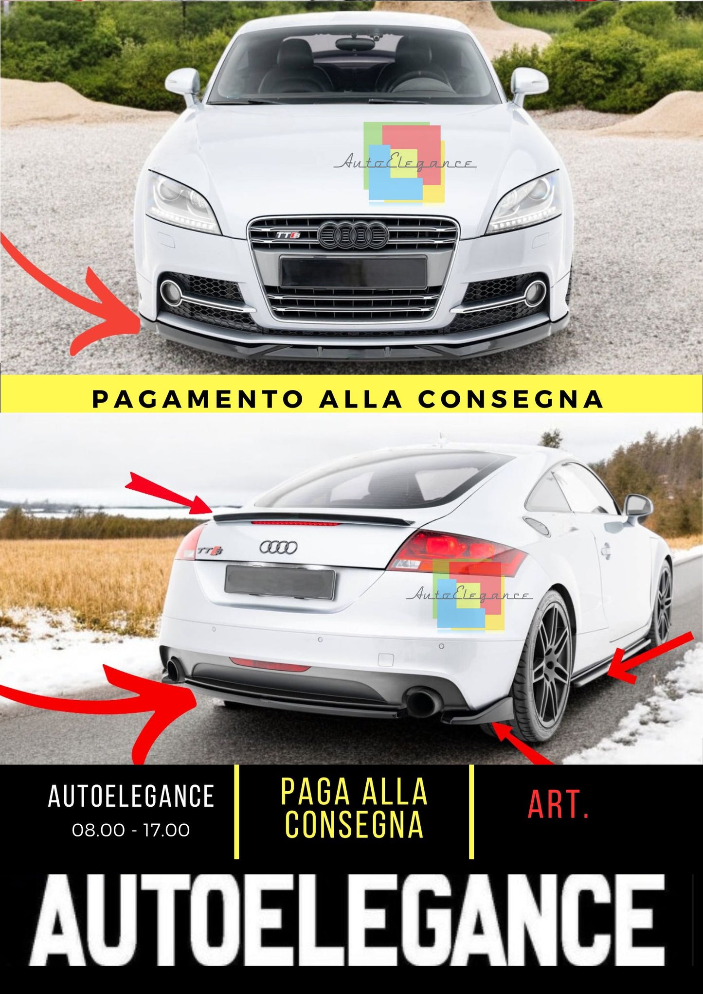 💎Bodykits Suitable For Audi TT S-Line 8J Facelift💎