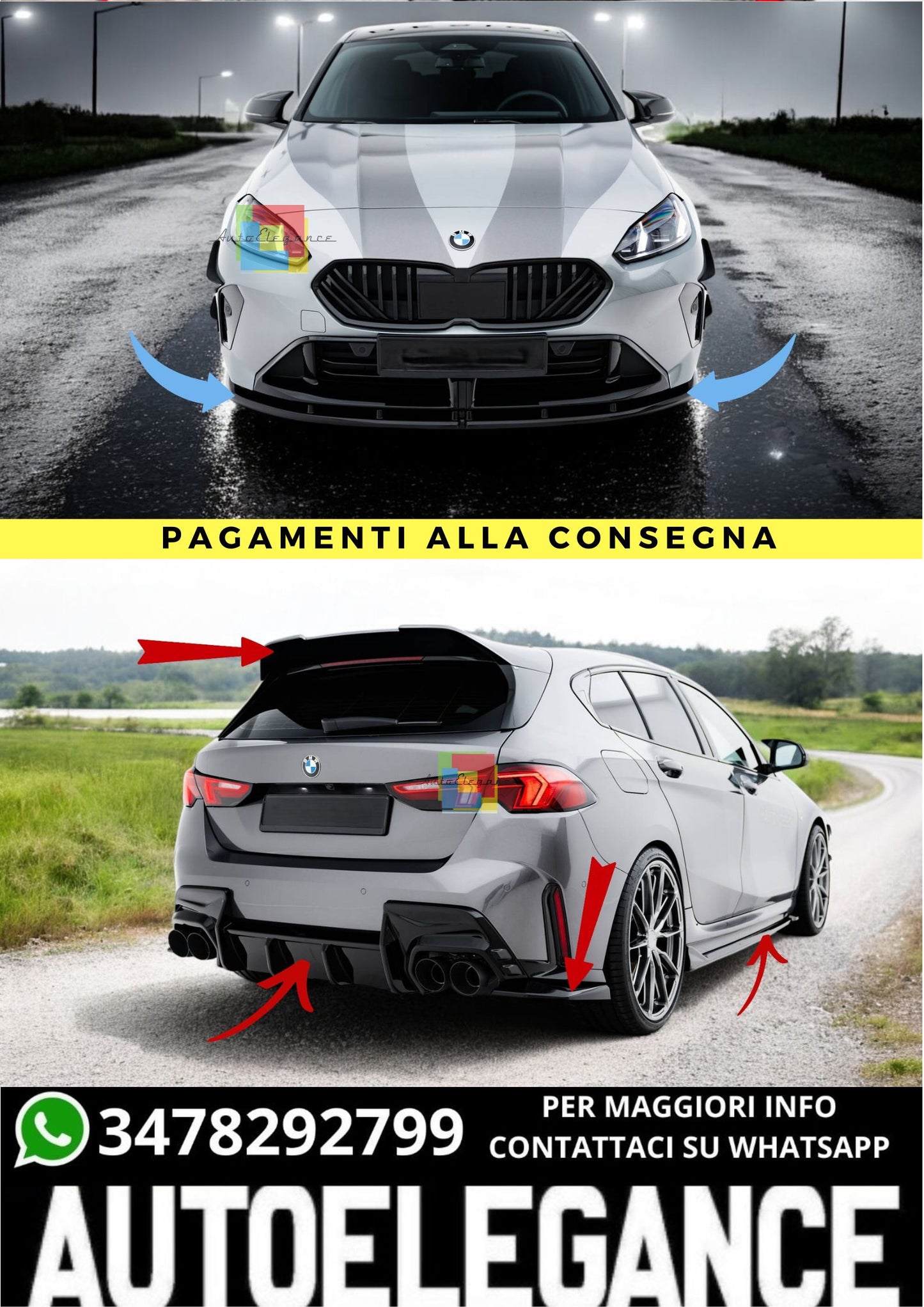 🔥Bodykit  V.1 Adatto Per BMW M135i F70🔥