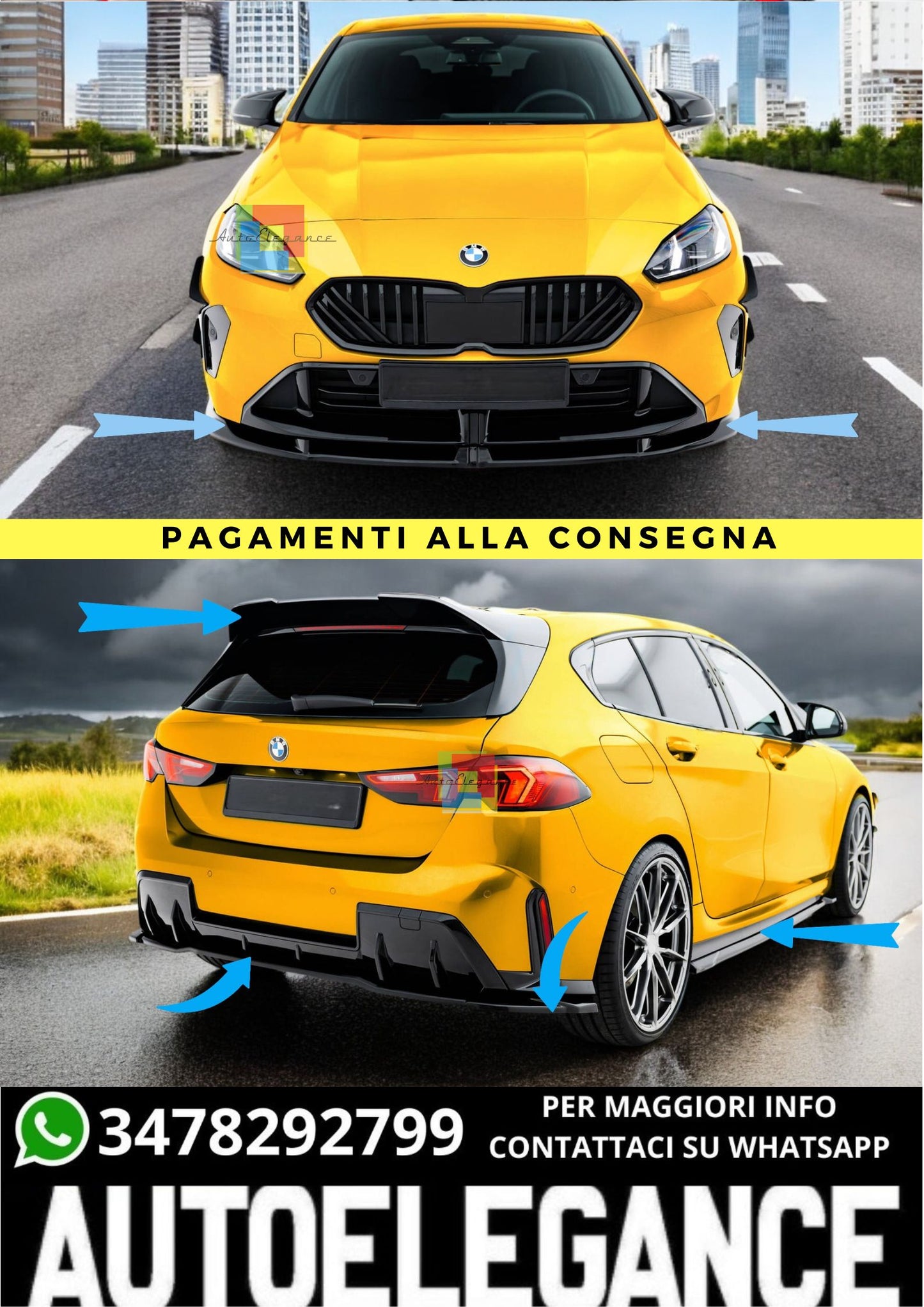 🔥Bodykit  V.3 Adatto Per BMW M135i F70🔥