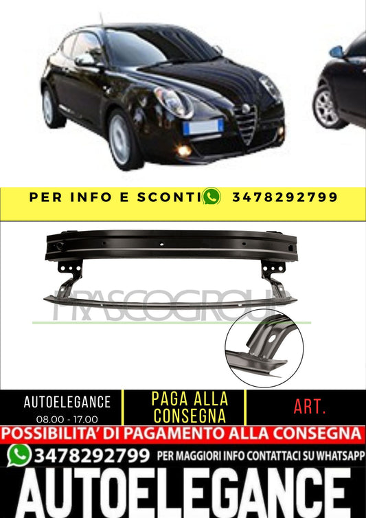 ✨AA2101622 FRONT BUMPER REINFORCEMENT SUITABLE FOR ALFA ROMEO MITO 2016+✨