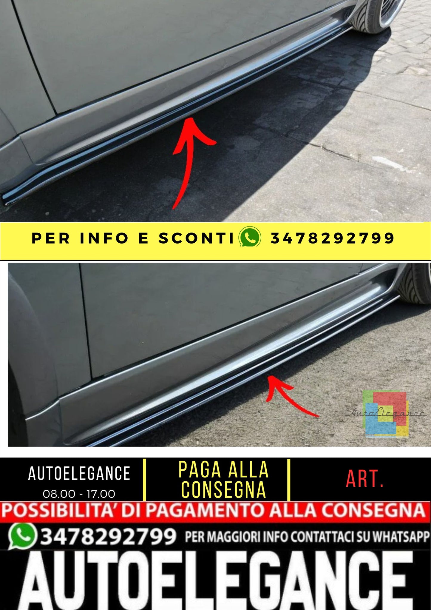 ✨MINIGONNE LATERALI Nero Lucido ABS ADATTE Per Mini Cooper R53 S JCW 2003-2006✨