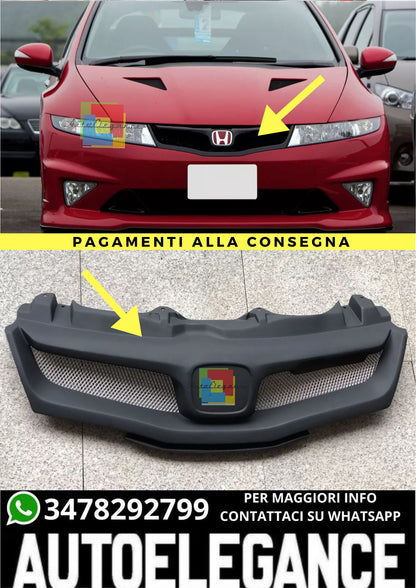 ❤️‍🔥GRIGLIA ADATTO PER HONDA CIVIC MK8 VIII FN/FK (2006-2011)  ❤️‍🔥