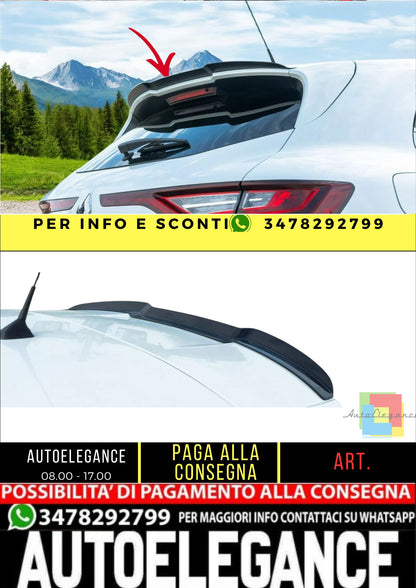 ✨SPOILER Nero Lucido ABS per Renault Megane Mk4 RS 2018-2020✨