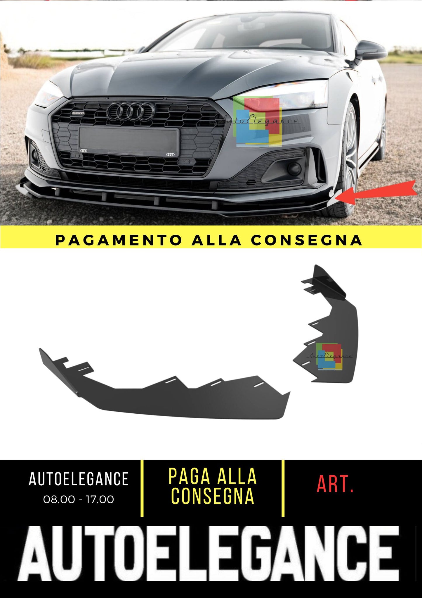 💎Alette anteriori adatto per Audi A5 F5 Facelift💎