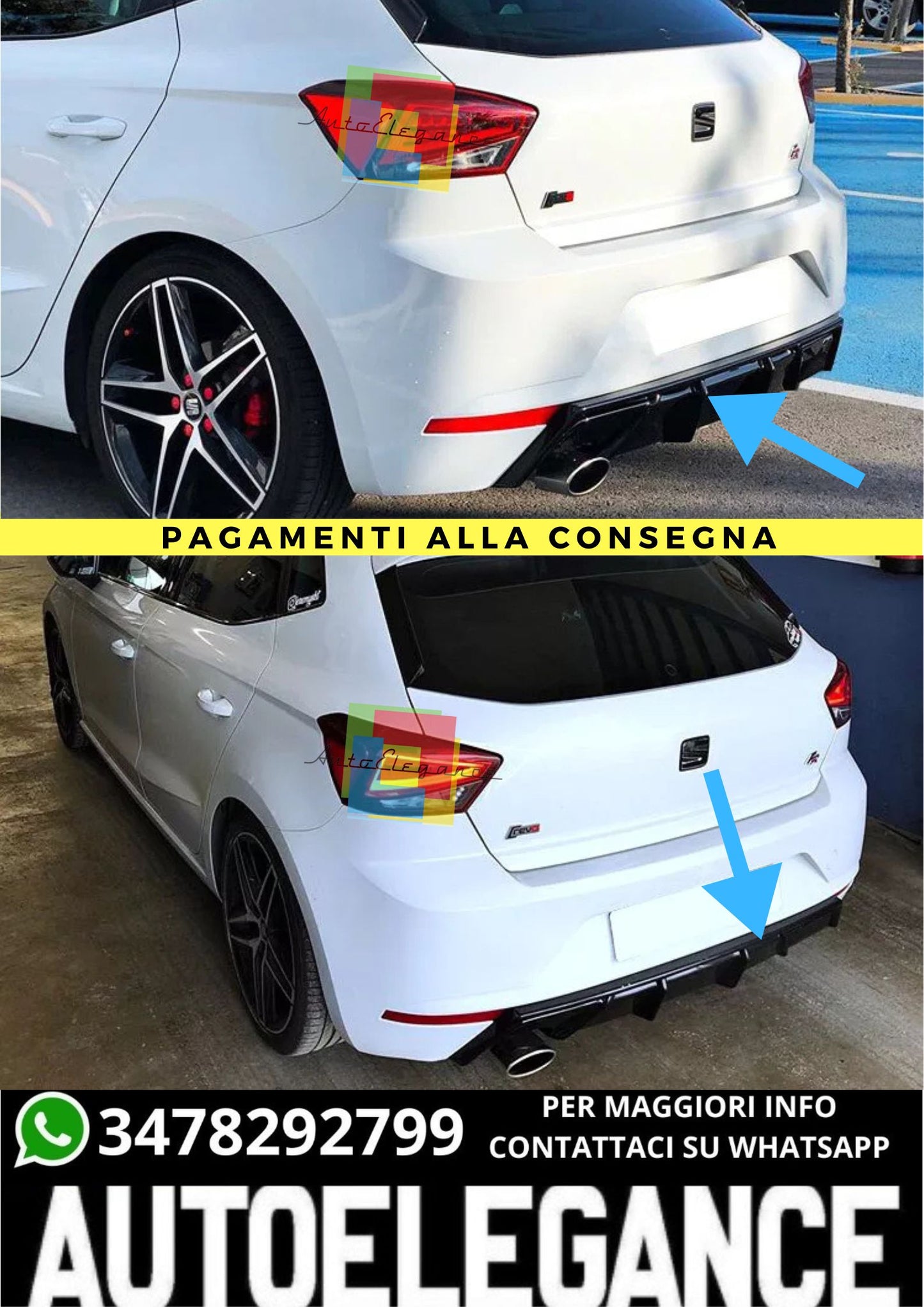 🔥DIFFUSORE ADATTO PER  SEAT IBIZA 6F  🔥