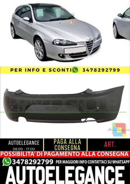 🔥AA3421051 REAR BUMPER-WITH PRIMER FOR ALFA ROMEO 147 2004-2010🔥 