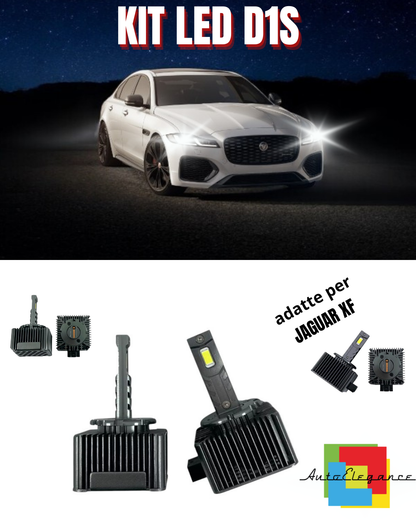 ⭐LAMPADE D1S LED 6000K DA XENON A LED MATRIX ADATTO PER JAGUAR XF ⭐