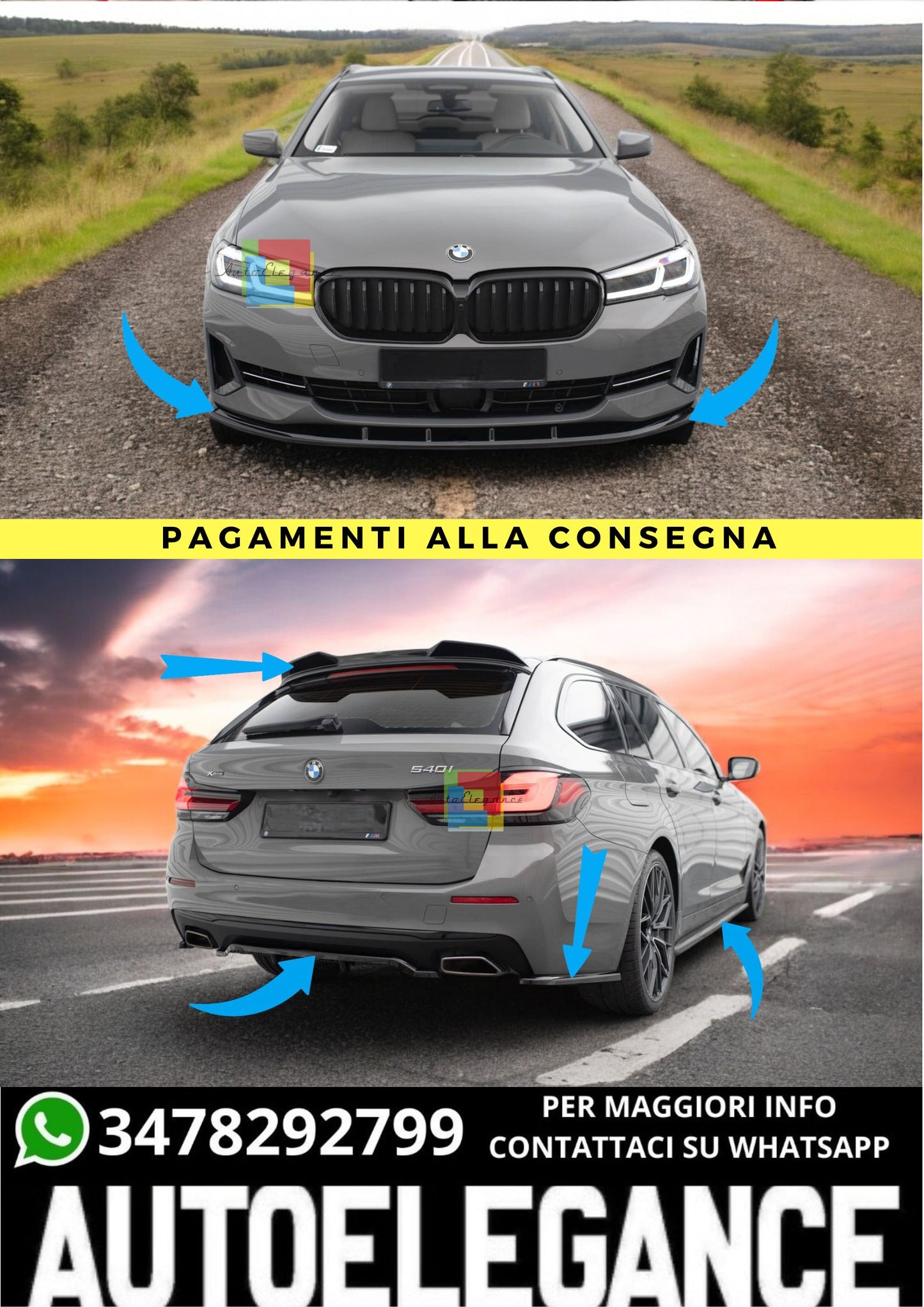 🔥Bodykit  Adatto Per  BMW 5 Touring G31🔥