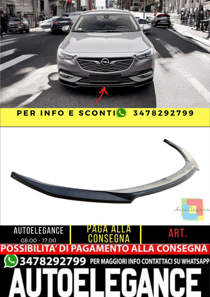 ✨Splitter anteriore V3 nero lucido ABS per Vauxhall/Opel Insignia MK2 2017-✨