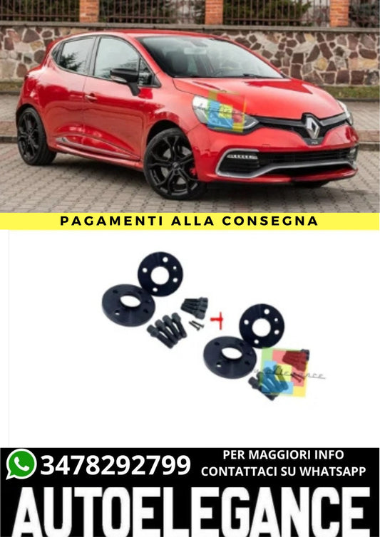 🔥KIT 4 DISTANZIALI 16+20mm adatto per RENAULT Clio IV 1.6 RS (4 fori)🔥