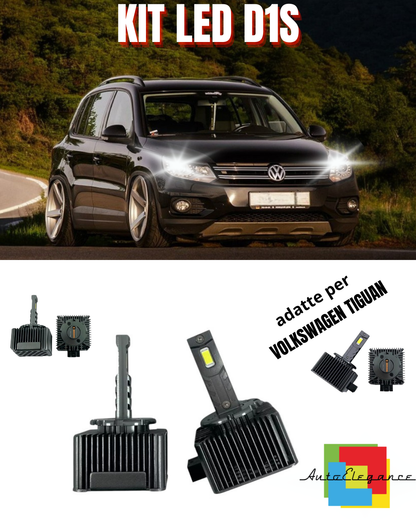 ⭐LAMPADE D1S LED 6000K DA XENON A LED MATRIX ADATTO PER VOLKSWAGEN TIGUAN ⭐