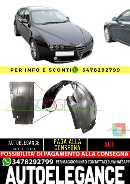 🔥AA0903603 PASSARUOTA ANTERIORE DESTRO ADATTO PER ALFA ROMEO 159 2005-2011🔥