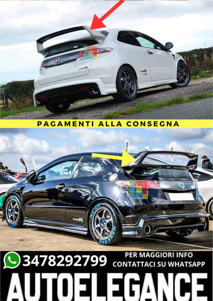 ❤️‍🔥SPOILER SPORTIVO ADATTO PER HONDA CIVIC MK8 VIII (2006-2011)-❤️‍🔥
