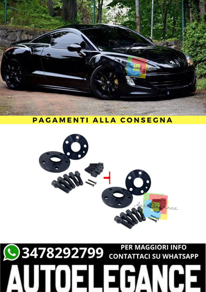 🔥KIT 4 DISTANZIALI  16+20mm adatto per PEUGEOT RCZ dal 2010 al 2015 5 fori🔥