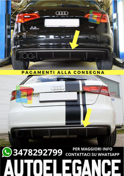 🔥DIFFUSORE ADATTO PER  AUDI A3 8V 🔥