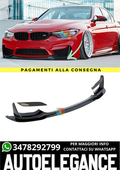 🔥Splitter anteriore + cornici per prese d'aria laterali BMW M3 F80🔥