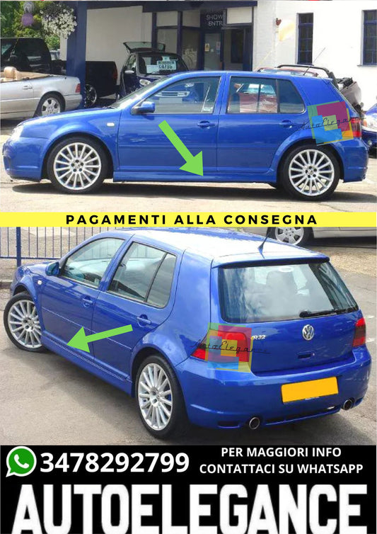 🔥MINIGONNE ADATTO PER  VW GOLF 4 R32 STYLE ( 5 porte )🔥