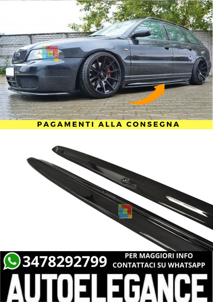 🔥DIFFUSORI MINIGONNE LATERALI ADATTO PER AUDI S4 B5🔥