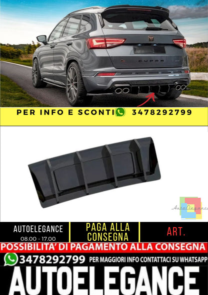 ✨DIFFUSORE Design Nero Lucido ADATTO per Cupra Ateca (2018-2019)✨