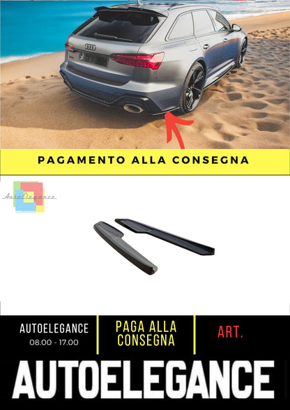 😎Splitter laterali posteriori V.1 adatto per Audi RS6 C8😎