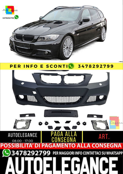 🔥Paraurti anteriore Facelift Look e Griglia adatto per BMW Serie 3 E90 E91 🔥
