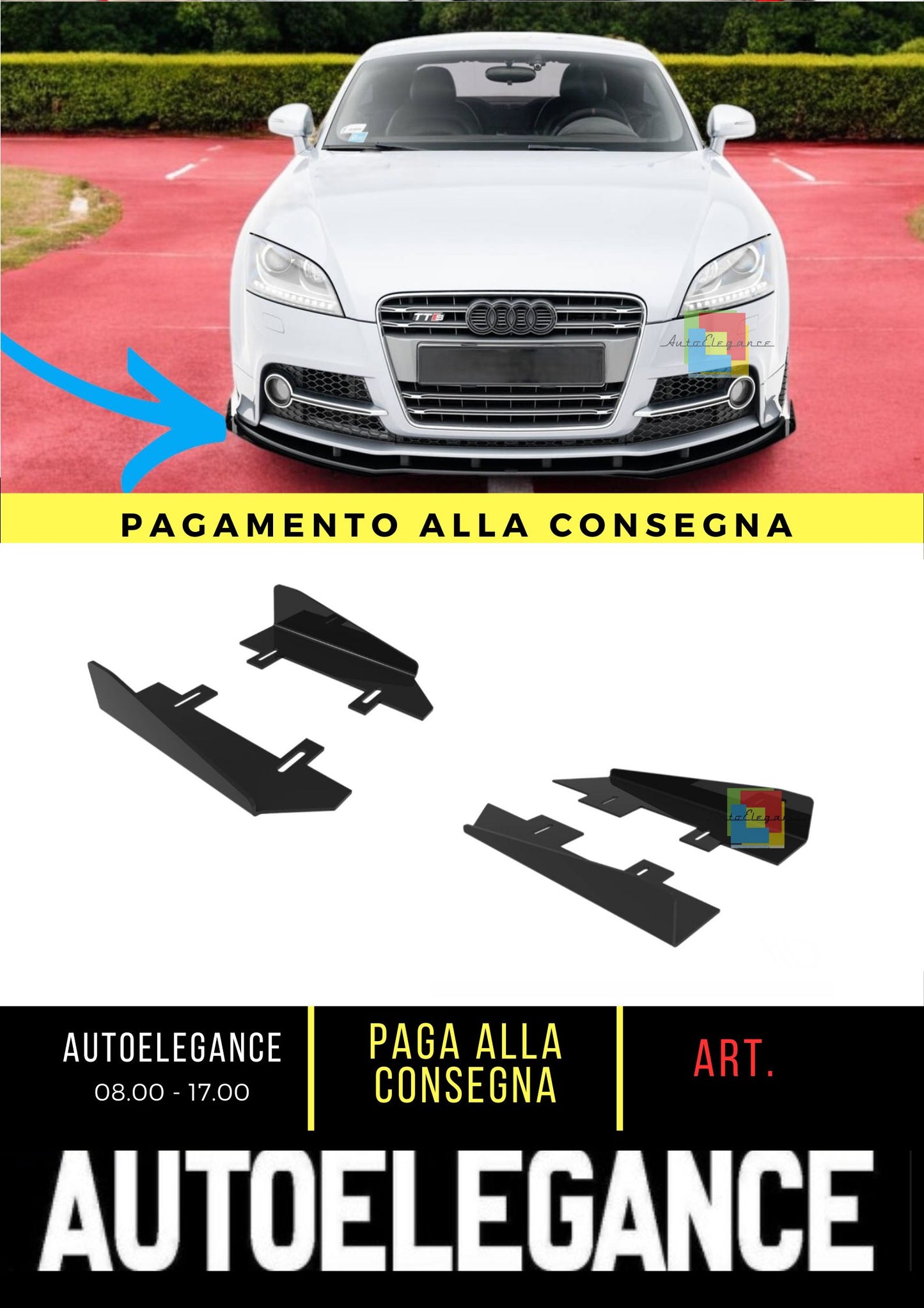 💎Paraurti anteriori adatto per Audi TT S / TT S-Line 8J Facelift💎